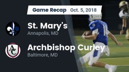 Recap: St. Mary's  vs. Archbishop Curley  2018