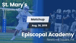 Matchup: St. Mary's High vs. Episcopal Academy 2019