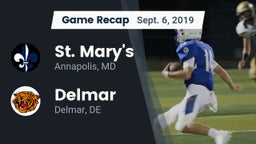 Recap: St. Mary's  vs. Delmar  2019