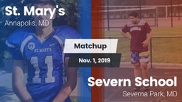 Matchup: St. Mary's High vs. Severn School 2019