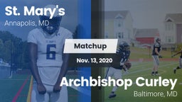Matchup: St. Mary's High vs. Archbishop Curley  2020