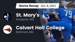 Recap: St. Mary's  vs. Calvert Hall College  2021