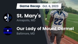 Recap: St. Mary's  vs. Our Lady of Mount Carmel  2023