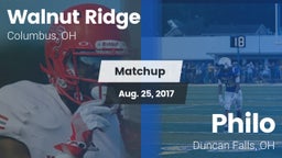 Matchup: Walnut Ridge High vs. Philo  2017