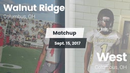 Matchup: Walnut Ridge High vs. West  2017