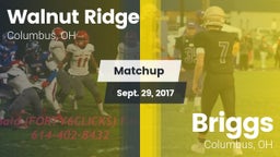 Matchup: Walnut Ridge High vs. Briggs  2017