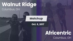 Matchup: Walnut Ridge High vs. Africentric  2017