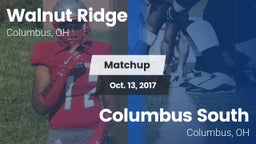 Matchup: Walnut Ridge High vs. Columbus South  2017