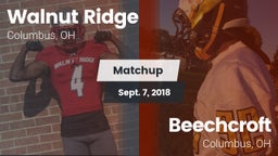 Matchup: Walnut Ridge High vs. Beechcroft  2018