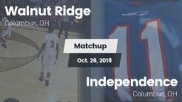 Matchup: Walnut Ridge High vs. Independence  2018