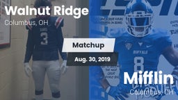 Matchup: Walnut Ridge High vs. Mifflin  2019