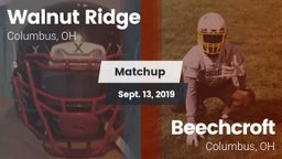 Matchup: Walnut Ridge High vs. Beechcroft  2019