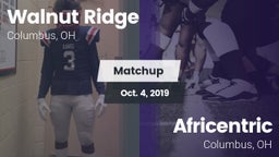 Matchup: Walnut Ridge High vs. Africentric  2019