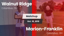 Matchup: Walnut Ridge High vs. Marion-Franklin  2019