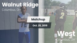 Matchup: Walnut Ridge High vs. West  2019
