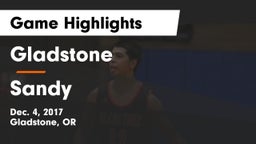 Gladstone  vs Sandy  Game Highlights - Dec. 4, 2017