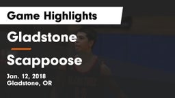 Gladstone  vs Scappoose  Game Highlights - Jan. 12, 2018