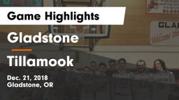 Gladstone  vs Tillamook  Game Highlights - Dec. 21, 2018