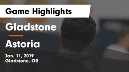 Gladstone  vs Astoria  Game Highlights - Jan. 11, 2019
