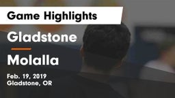 Gladstone  vs Molalla  Game Highlights - Feb. 19, 2019