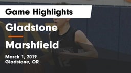 Gladstone  vs Marshfield  Game Highlights - March 1, 2019