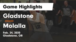 Gladstone  vs Molalla  Game Highlights - Feb. 24, 2020