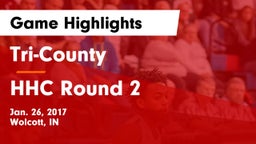 Tri-County  vs HHC  Round 2 Game Highlights - Jan. 26, 2017