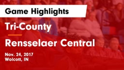 Tri-County  vs Rensselaer Central  Game Highlights - Nov. 24, 2017