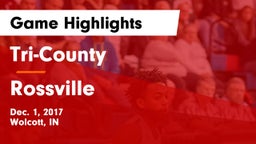 Tri-County  vs Rossville  Game Highlights - Dec. 1, 2017