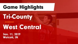 Tri-County  vs West Central  Game Highlights - Jan. 11, 2019