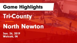 Tri-County  vs North Newton  Game Highlights - Jan. 26, 2019