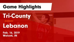 Tri-County  vs Lebanon  Game Highlights - Feb. 16, 2019