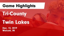 Tri-County  vs Twin Lakes  Game Highlights - Dec. 13, 2019