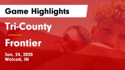 Tri-County  vs Frontier  Game Highlights - Jan. 24, 2020
