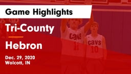 Tri-County  vs Hebron Game Highlights - Dec. 29, 2020