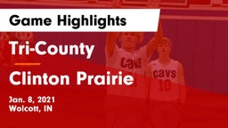 Tri-County  vs Clinton Prairie  Game Highlights - Jan. 8, 2021
