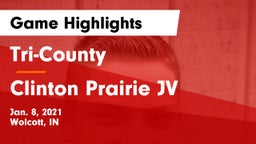 Tri-County  vs Clinton Prairie JV Game Highlights - Jan. 8, 2021