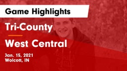 Tri-County  vs West Central  Game Highlights - Jan. 15, 2021