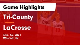 Tri-County  vs LaCrosse  Game Highlights - Jan. 16, 2021