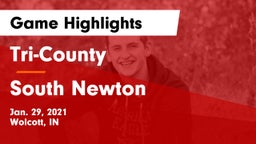 Tri-County  vs South Newton Game Highlights - Jan. 29, 2021