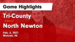 Tri-County  vs North Newton Game Highlights - Feb. 6, 2021