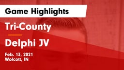 Tri-County  vs Delphi JV Game Highlights - Feb. 13, 2021