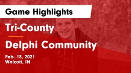 Tri-County  vs Delphi Community  Game Highlights - Feb. 13, 2021