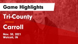 Tri-County  vs Carroll  Game Highlights - Nov. 30, 2021