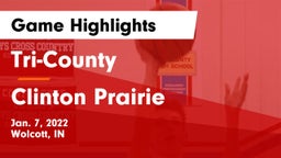 Tri-County  vs Clinton Prairie Game Highlights - Jan. 7, 2022