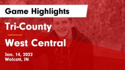 Tri-County  vs West Central Game Highlights - Jan. 14, 2022