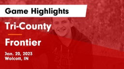 Tri-County  vs Frontier  Game Highlights - Jan. 20, 2023