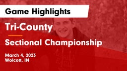 Tri-County  vs Sectional Championship Game Highlights - March 4, 2023