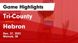 Tri-County  vs Hebron  Game Highlights - Dec. 27, 2023