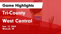 Tri-County  vs West Central  Game Highlights - Jan. 12, 2024